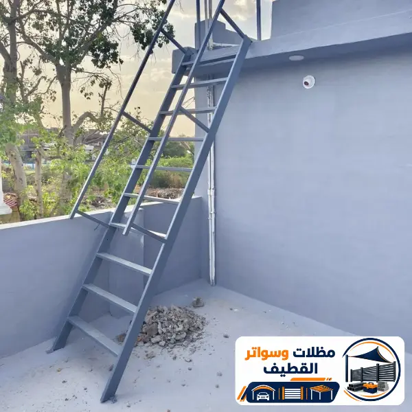 تفصيل وتركيب درج سلم حديد في القطيف والدمام